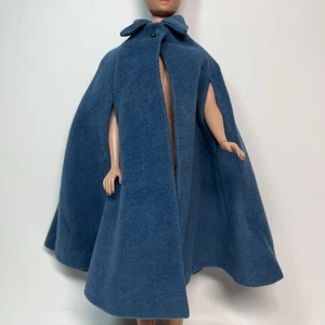 Vintage Barbie Fashion Doll Clone Mommy Made Handmade Microsuede Knit Cape - Picture 1 of 3