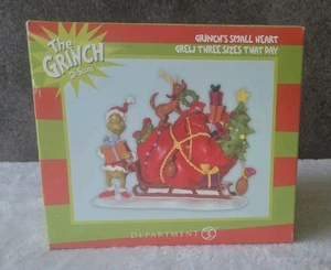 Department 56 Grinch Village The Grinch’s Small Heart Grew 3 Größen Christmas Day - Bild 1 von 18