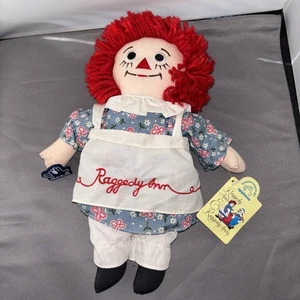 1991 Applause Raggedy Ann Soft Doll 12” Embroidered Face Used But With Tags!! - Picture 1 of 3