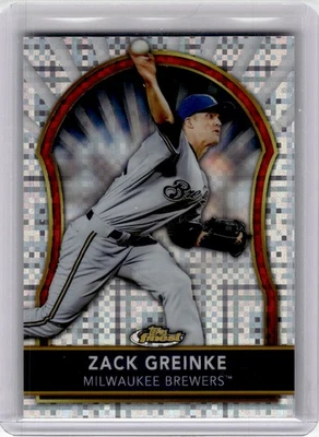 2011 Finest #27 Zack Greinke X-Fractors #/299 - Image 1 of 2