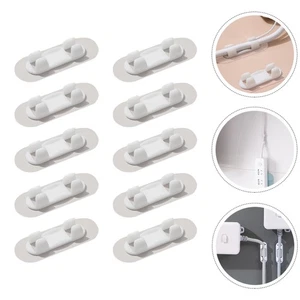 10 Pcs Selbstklebender Drahtmanager Haushaltsdrahtklemme Haushaltszubehör - Afbeelding 1 van 12