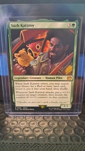 MTG Final Fantasy - Sazh Katzroy #199 (Rare Legendary Creature - Human Pilot) - Picture 1 of 3
