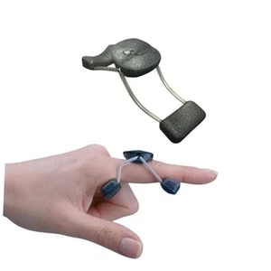 Rolyan Sof-Stretch Finger Extension Splint, Black, Finger Medium Black - 1 Pack - Picture 1 of 8