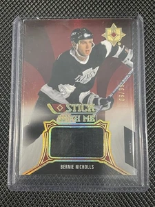 Bernie Nicholls - 2021 Upper Deck Ultimate Collection Stick With Me /35 - Kings - Picture 1 of 2