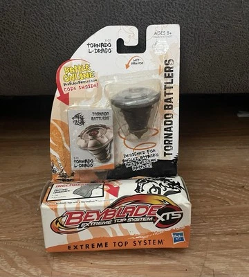 Beyblade XTS X-01 Tornado L-Drago Extreme Top System 2011 Novo em folha Frete Grátis - Imagem 1 de 4