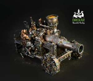 Magma Cannon Chaos dwarf forgeworld ** COMMISSION ** painting - Picture 1 of 4