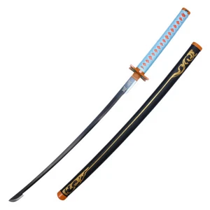 Réplica de 41" Metal Fantasy Samurai Espada Cazadora de Demonios Espada Kochou Kanae con Costra - Imagen 1 de 4