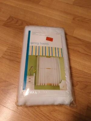 Spring Basics Sheer Window Panels Curtains White 120” X 84”  - Image 1 of 4