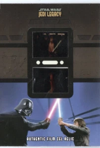 Star Wars Jedi Legacy 2013 Topps Film Cel Relic Card DFR-6 Luke & Darth Vader - Picture 1 of 2