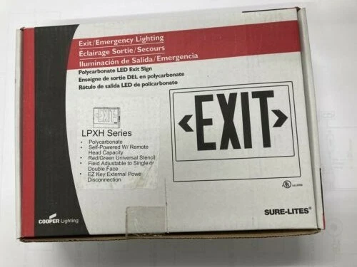 Sure-Lites LPXH7 - Exit light - Lamps Included - Dry location only