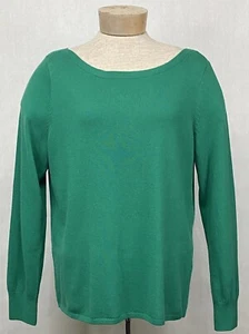Banana Republic Women’s XL Green Tie Back Sweater w/ Filpucci Fine Italian Yarn - Picture 1 of 12
