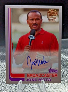 2021 Topps Archives Fan Favorites JOSE MOTA AUTOGRAPH/AUTO SILVER /99 Angeles - Picture 1 of 3