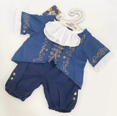 2017 Build-A-Bear "Beauty & The Beast" Beast Ballroom Outfit Suit - NEW w/Tags