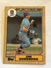 1987 Topps Baseball Card 190 Jim Sundberg Kansas City Royals