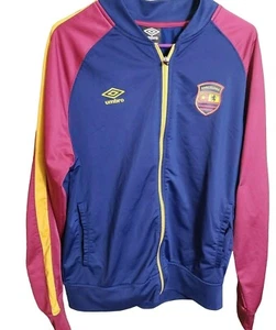 Giacca uomo Barcellona Umbro blu rosso taglia grande calcio calcio calcio full zip poliestere - Foto 1 di 8