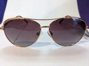 Panama Jack Womens Gold Metal Polarized Sunglasses 100% UVA/UVB - Picture 1 of 6