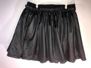 Girls Glossy Athletic Dance Skirt Pleated Mini Skirt Size 4 T - Picture 1 of 6