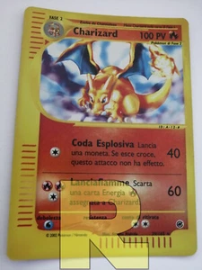 Charizard Expedition 39/165 Reverse Holo Foil Pokemon Italian Good+ - Picture 1 of 7