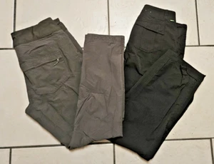 Pantalones cooperativos 2Pr REI para mujer talla 12 verde negro sendero de senderismo nailon Cordura UPF - Imagen 1 de 21