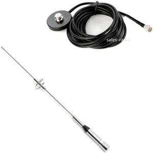 Para NAGOYA NL-770S VHF/UHF Antena Ham Radios MINI-UHF Macho Magnético RG-58 Cable - Imagen 1 de 12