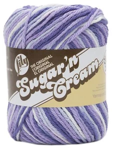Lily Sugar'n Cream Yarn - Ombres Super Size-Purple Haze - 6 Pack - Picture 1 of 1