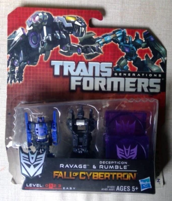 Hasbro Transformers Generations Fall Of Cybertron Ravage & Rumble NUEVO Foto 1 de 2