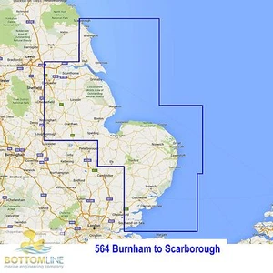 NAVIONICS+ SMALL 564 Burnham to Scarborough CARD - East UK CHART - Micro SD - Picture 1 of 9