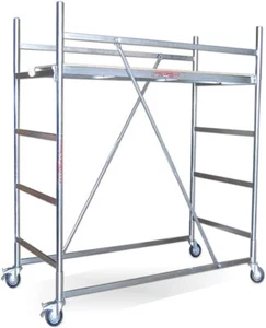 Scaffolding Working Height 10 ft with Work Surface | TRIS Model | Made in Italy - Imagen 1 de 8