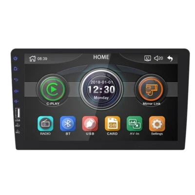 9in Touch Screen Car Radio Stereo MP5 Player Bluetooth Mirror Link W/Free Camera — 第 1/4 张图片