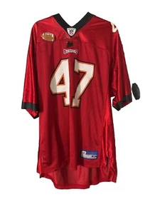 Tampa Bay Buccaneers John Lynch # 47 Men's XL Red Puma Jersey - Picture 1 of 6
