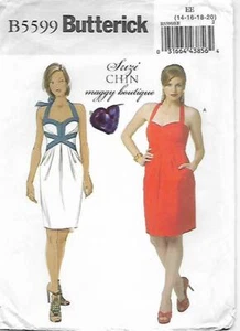 C314 BUTTERICK B5599: DRESS SIZE 14-20 SEWING PATTERN - Picture 1 of 4