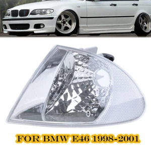 Luces de señalización de estacionamiento en esquina transparentes para BMW E46 1999~2001 serie 3 sedán lado izquierdo - Imagen 1 de 7