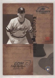 2004 Donruss Classics Legendary Hats /50 Paul Molitor #LH-36 HOF