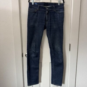 Acne Studios Bla Konst North Indigo Dark Blue Skinny Denim Jeans Size 31x32 - Picture 1 of 7