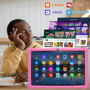 Kids Tablet 7/10 in Android 12 WiFi Parental Control Dual Camera Educational Toy - Picture 1 of 49