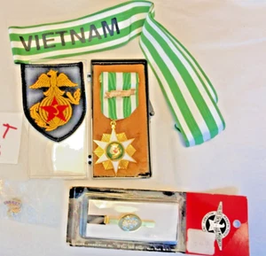 USMC Marines EGA Medal Army Vintage various Military war medals patches #23 - Picture 1 of 13