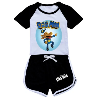 dogman Shorts T-shirt Outfits Dog Man PJ'S Loungewear Tracksuit Set s set 2025 - Image 1 of 4