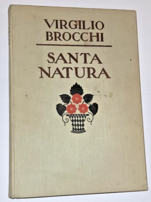1929 SANTA NATURA libro ilustrado V.N. para niños VIRGILIO BROCCHI - MONDADORI - Imagen 1 de 4