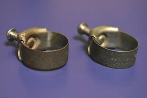 2 Wittek Tower Hose Clamps 15/16" New Old Stock Original Dated 4/55 - Picture 1 of 9