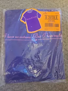 Rare 90s Hallmark Sealed T Shirt Vtg XL I Have No Costume But I Have My Dignity - Picture 1 of 3