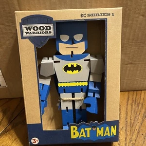DC Comics Wood Warriors Superheroes Series 1 BATMAN Figure - Picture 1 of 4
