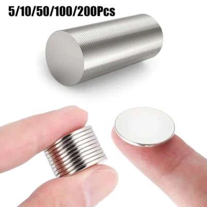 5 10 50 100 200 Rare Earth Neodymium Disc Magnets 19 x 1.5mm (3/4 x 1/16 inch) - Picture 1 of 10