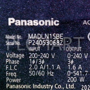 (NEU ANDERE) PANASONIC SERVOANTRIEB MADLN15BE kostenloser""FedEX"" Versand! - Bild 1 von 7