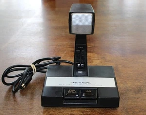 UNTESTED Vtg Realistic Dynamic Amplified Cb Base Radio Microphone 21-1173 4-Pin - Zdjęcie 1 z 18