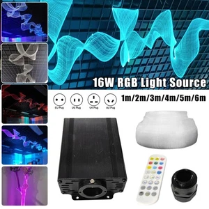 RGB Fiber Optic Led Twinkle Curtain Decorative DIY Ceiling Net Tree Lights - Picture 1 of 24