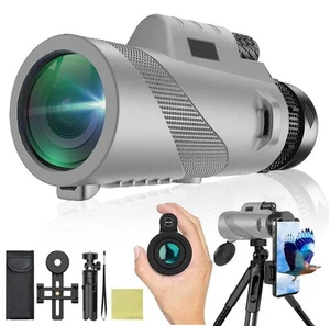 80x100-Monocular-Telescope High Power Monocular for Adults, Compact Monocular... - Picture 1 of 6