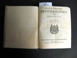 Königlich Bayerisches Intelligenzblatt für den Isarkreis. Ohne Autor.: - Picture 1 of 1