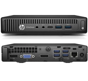 Windows 10 Pro HP Elite Desk QUAD CORE i5 / 500GB SSD / 8GB RAM Mini PC WIFI - Picture 1 of 6