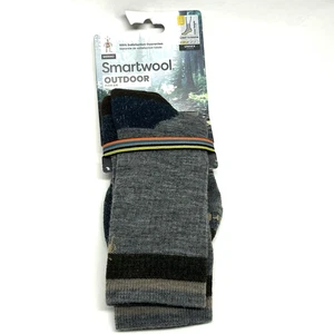 Calze Smartwool Outdoor Lana Merino Unisex Cuscino Leggero Grandi Multicolore Crew - Foto 1 di 5