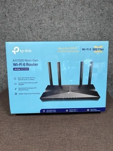 TP-LINK Archer AX1500 1.5 Gbps Wi-Fi 6 Dual-Band Wireless Router BRAND NEW - Picture 1 of 6